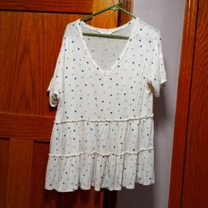 Oversized  babydoll shirt
